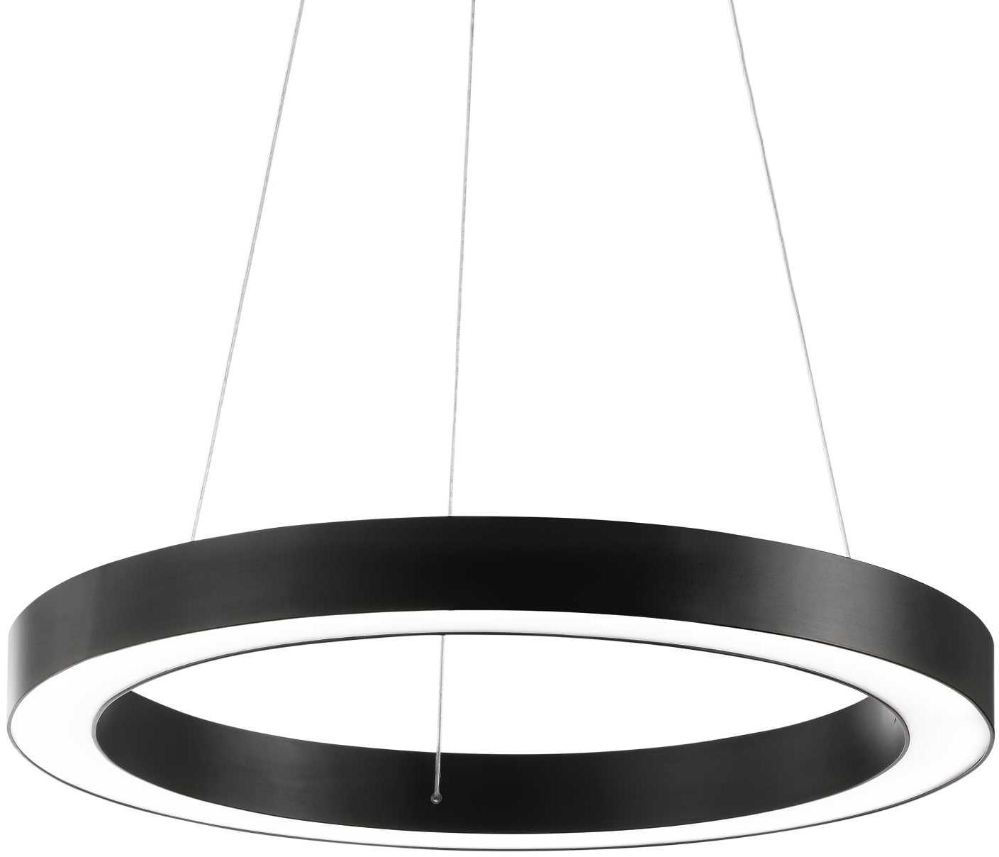 Ideal Lux Oracle SP1 závesné LED svietidlo 33 W 60 cm čierne