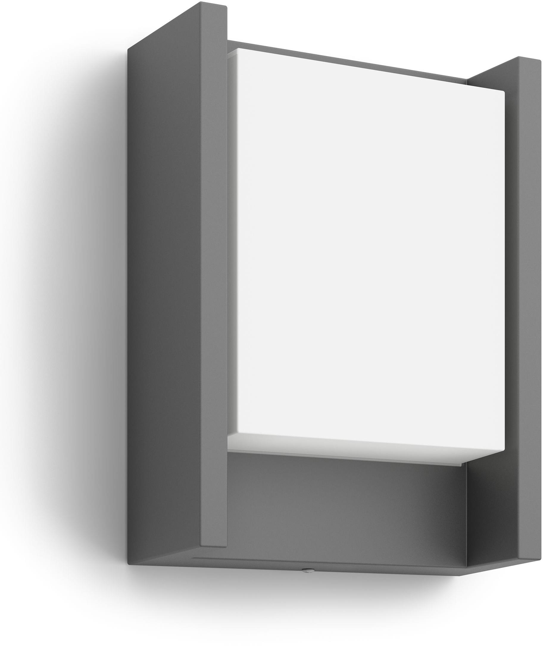 Philips Arbour UltraEfficient vonkajšie nástenné LED svietidlo 3,8 W antracit