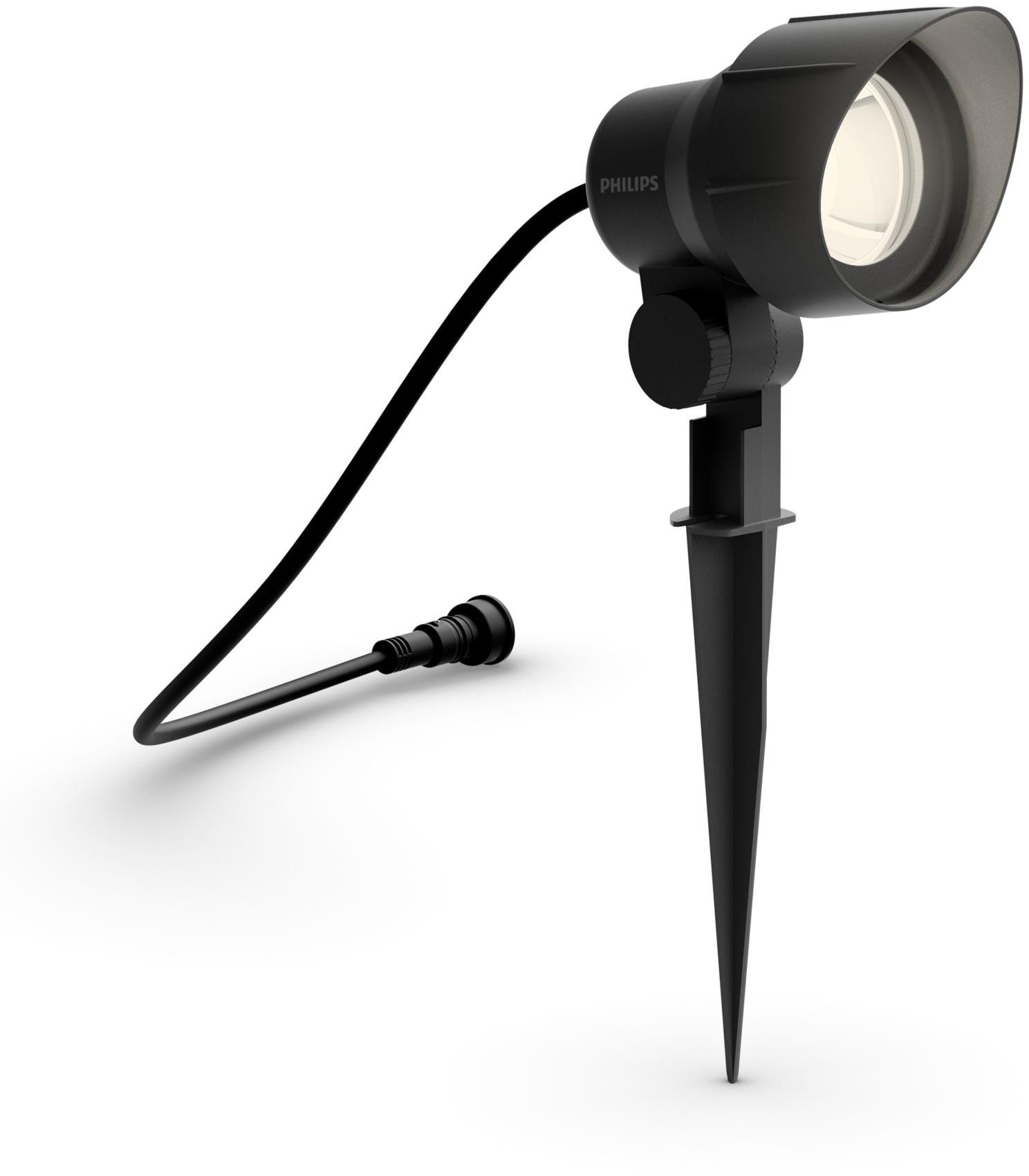 Philips Vonkajšie zapichovacie Low Voltage LED bodové svietidlo 1× 6 W 600 lm čierne