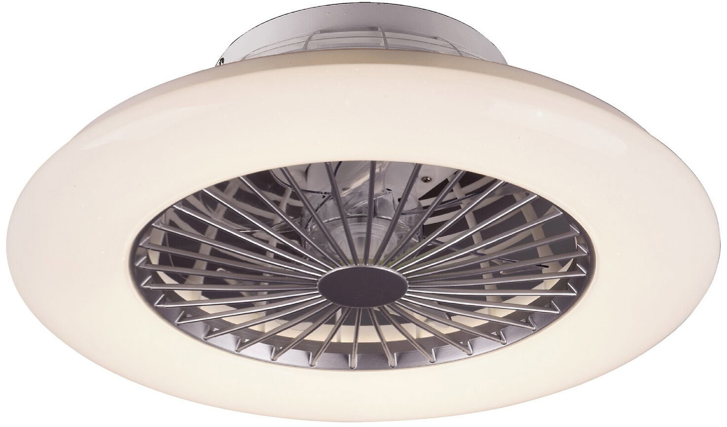 Rabalux Dalfon Stmievateľné stropné svietidlo s ventilátorom