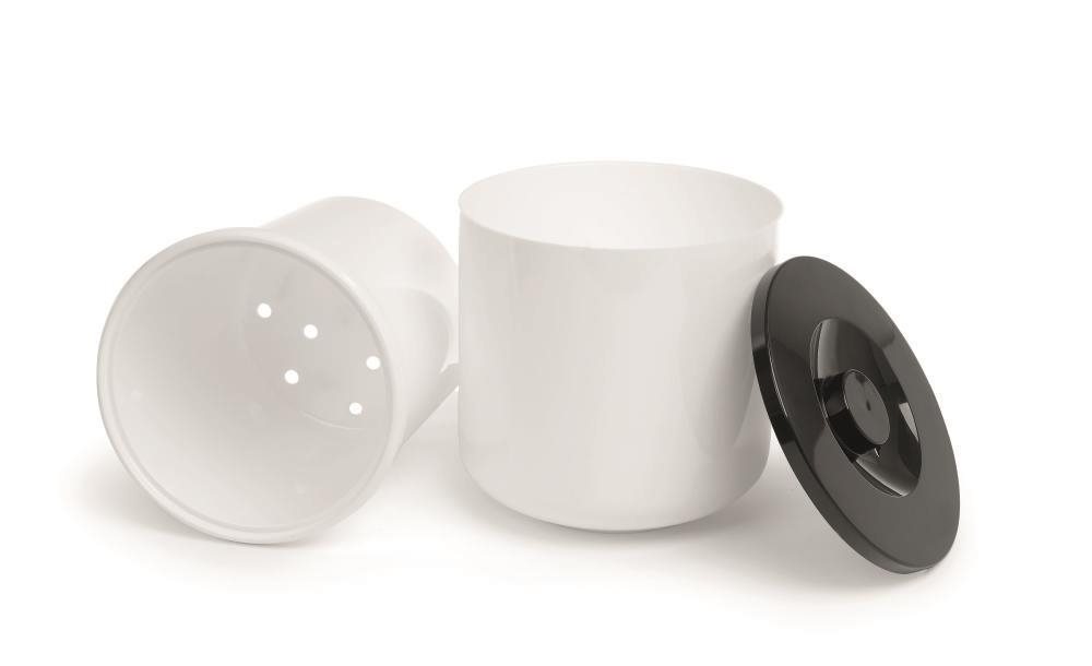 Bar up Nádoba na ľad biela dvojstenná – 5 L – o190 × (H) 200 mm