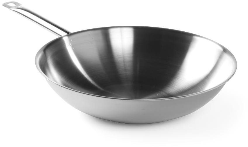 Hendi Wok panvica 3-vrstvová – bez pokrievky – priemer 360 × (H) 90 mm