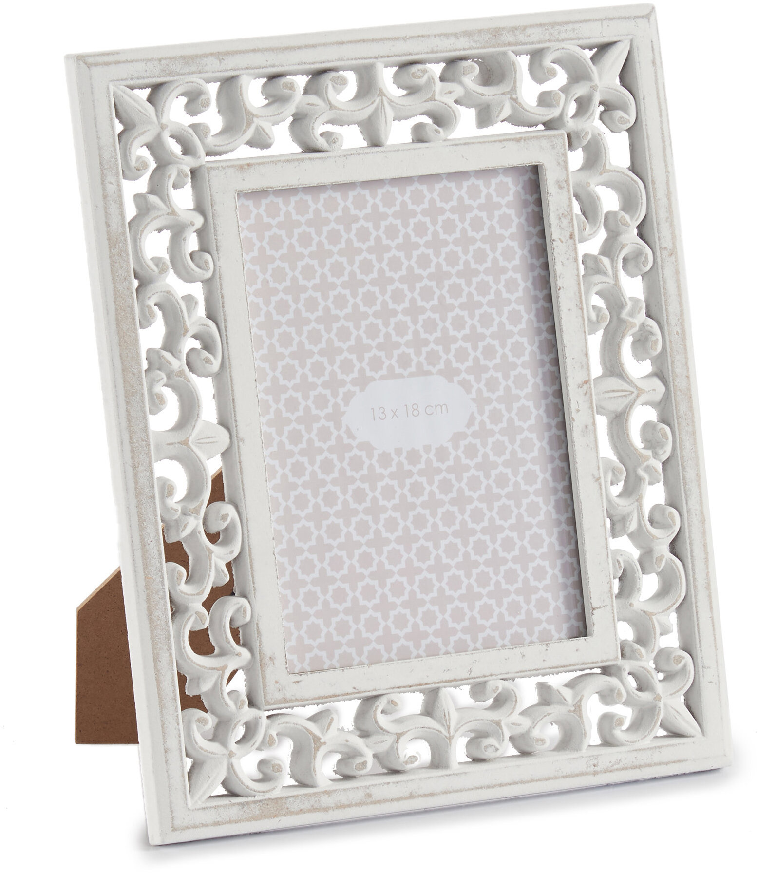 Giftdecor Fotorámeček v dřevěném zdobeném rámu LIRA 22 × 27 cm