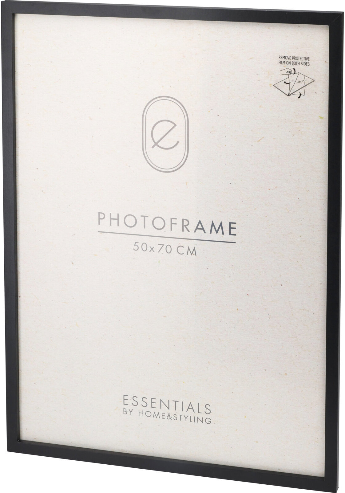 Home Styling Collection Rámeček na plakát 52,5 × 72,5 cm, černý rám