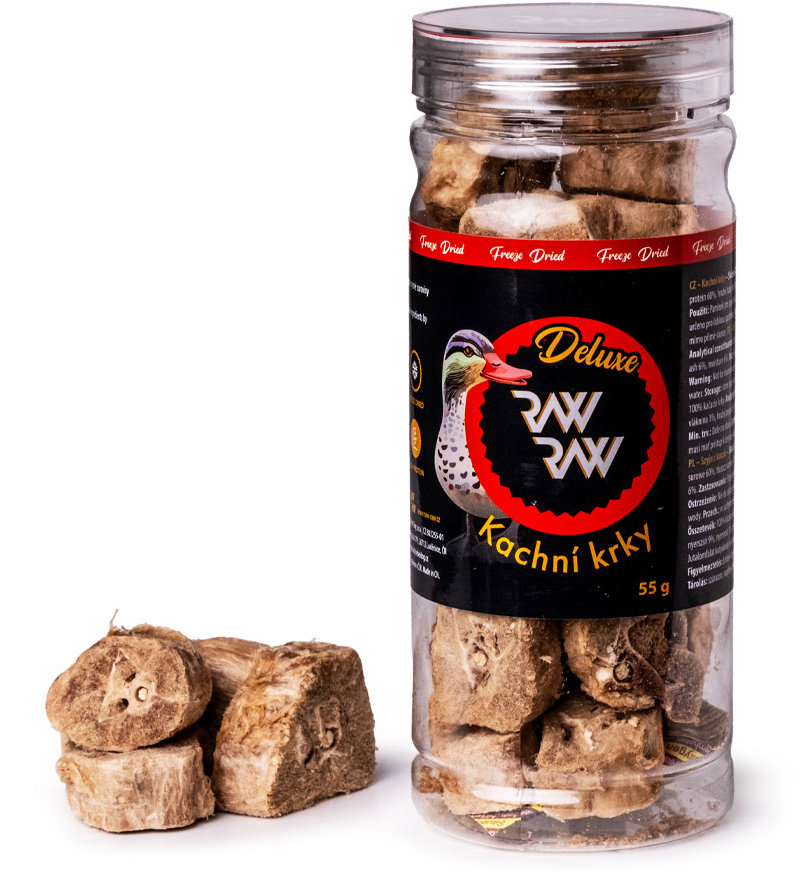 Raw Raw Deluxe mrazem sušené kachní krky 55 g