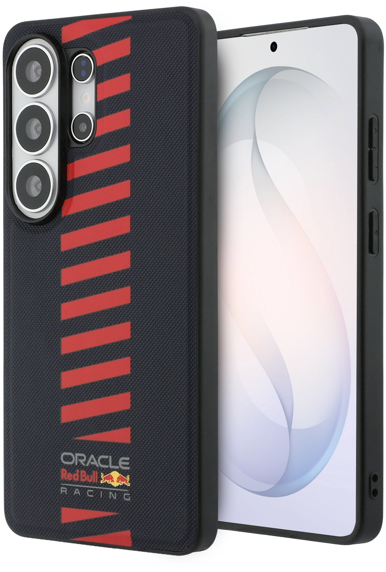 Red Bull PU Leather Meshed Powerbar Magnetic Zadný Kryt na Samsung Galaxy S26 Ultra Navy