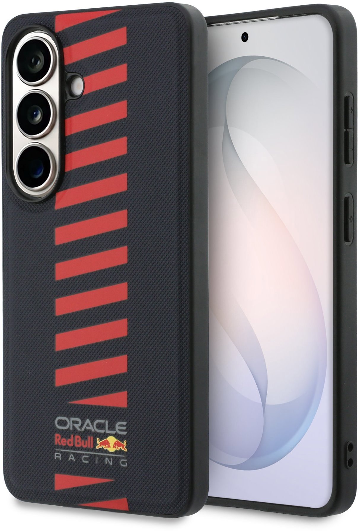 Red Bull PU Leather Meshed Powerbar Magnetic Zadný Kryt na Samsung Galaxy S26+ Navy