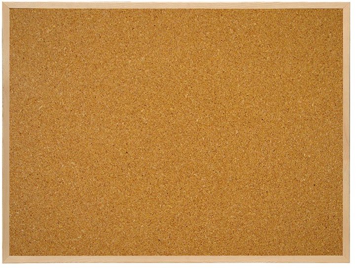 ROCADA 6102V19, korková, drevený rám (borovica), 90 × 60 cm – balenie 10 ks