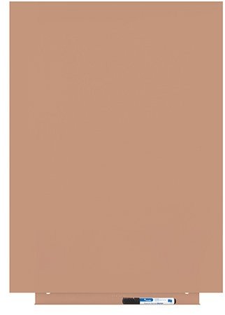 ROCADA Skin Colour 6419R-3012, bezrámová, 75 × 55 cm, červeno-béžová RAL 3012