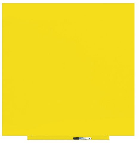 ROCADA Skin Colour 6425R-1023, bezrámová, 100 × 100 cm, žltá dopravná RAL 1023