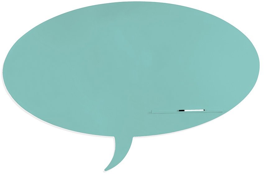 ROCADA Skin Shape Talk 6440-6027, bezrámová, tvar bubliny, 115 × 75 cm, svetlozelená RAL 6027