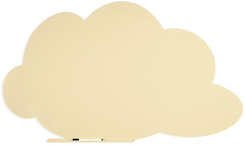 ROCADA Skin Shape Cloud 6450-1013, bezrámová, tvar mraku, 115 × 75 cm, perlová biela RAL 1013