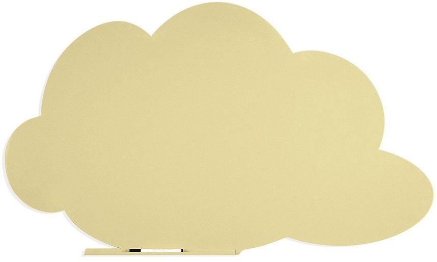 ROCADA Skin Shape Cloud 6450-1015, bezrámová, tvar mraku, 115 × 75 cm, slonová kosť RAL 1015