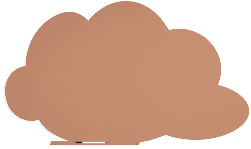 ROCADA Skin Shape Cloud 6450-3012, bezrámová, tvar mraku, 115 × 75 cm, červenobéžová RAL 3012