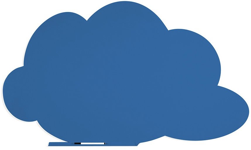 ROCADA Skin Shape Cloud 6450-5017, bezrámová, tvar mraku, 115 × 75 cm, dopravná modrá RAL 5017