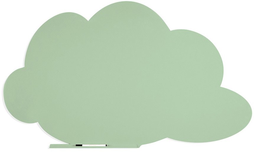 ROCADA Skin Shape Cloud 6450-6019, bezrámová, tvar mraku, 115 × 75 cm, pastelová zelená RAL 6019