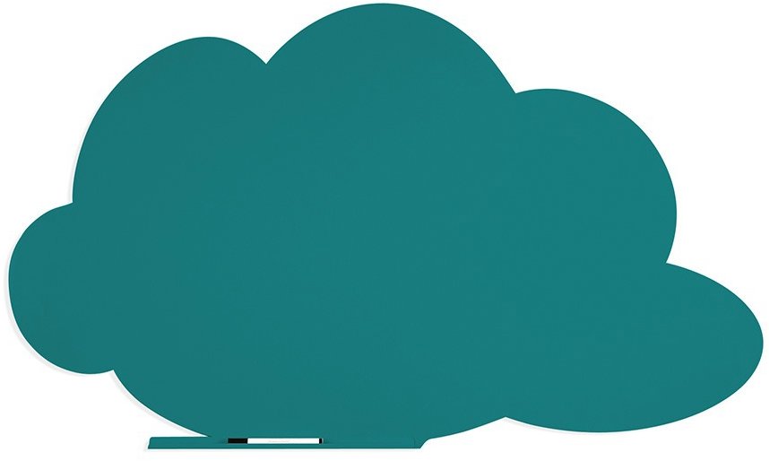 ROCADA Skin Shape Cloud 6451-5021, bezrámová, tvar mraku, 150 × 100 cm, vodná modrá RAL 5021