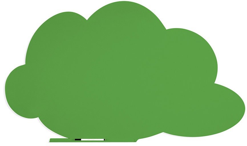 ROCADA Skin Shape Cloud 6451-6018, bezrámová, tvar mraku, 150 × 100 cm, zelenožltá RAL 6018