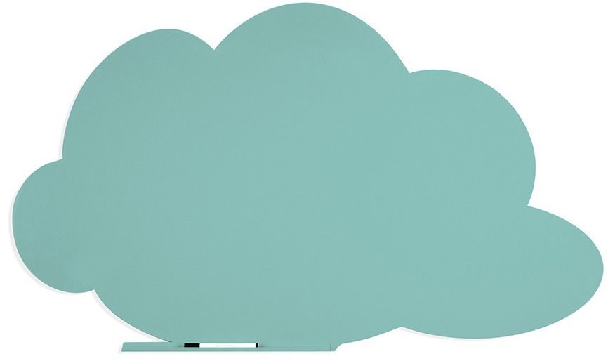 ROCADA Skin Shape Cloud 6451-6027, bezrámová, tvar mraku, 150 × 100 cm, svetlozelená RAL 6027