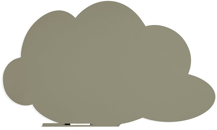 ROCADA Skin Shape Cloud 6451-7033, bezrámová, tvar mraku, 150 × 100 cm, cementová sivá RAL 7033