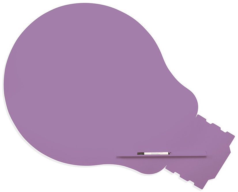 ROCADA Skin Shape Idea 6460-4005, bezrámová, tvar žiarovky, 115 × 75 cm, modrofialová RAL 4005