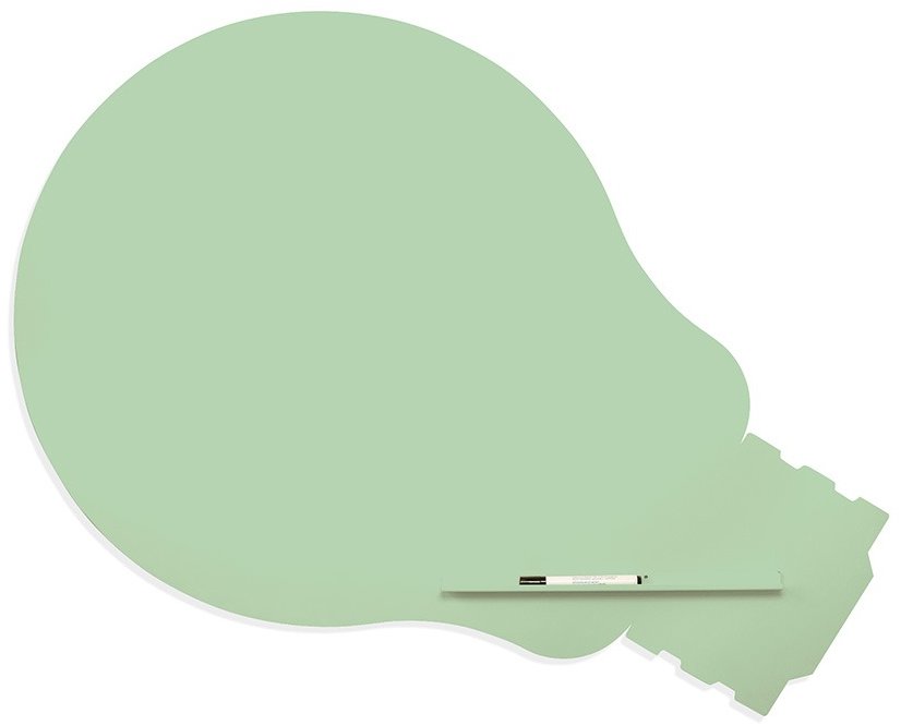 ROCADA Skin Shape Idea 6461-6019, bezrámová, tvar žiarovky, 150 × 100 cm, pastelová zelená RAL 6019
