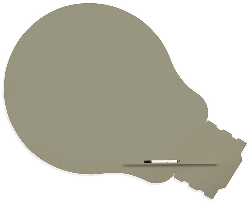 ROCADA Skin Shape Idea 6461-7033, bezrámová, tvar žiarovky, 150 × 100 cm, cementová sivá RAL 7033