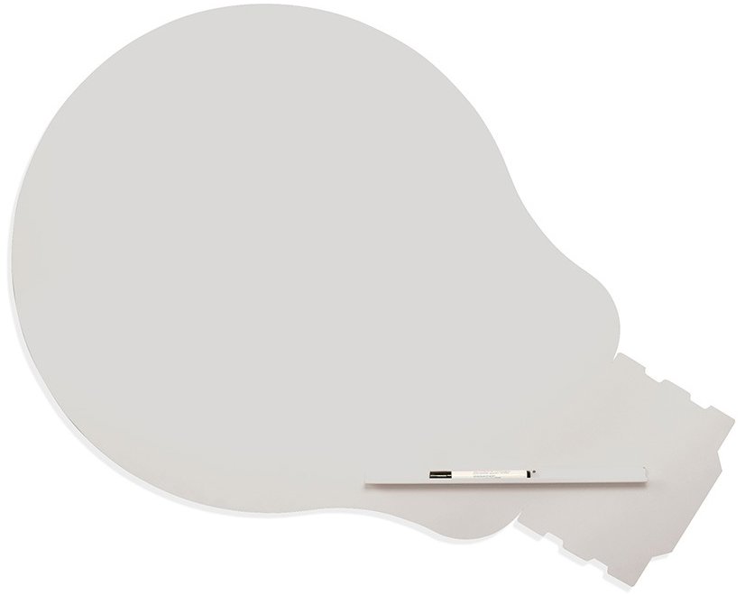 ROCADA Skin Shape Idea 6461-7035, bezrámová, tvar žiarovky, 150 × 100 cm, svetlosivá RAL 7035