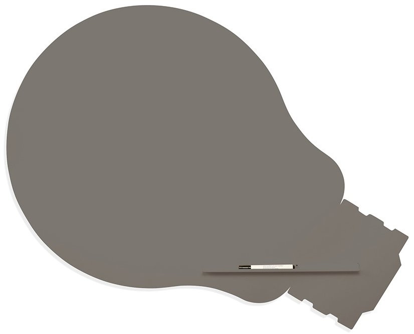 ROCADA Skin Shape Idea 6461-7039, bezrámová, tvar žiarovky, 150 × 100 cm, kremenná sivá RAL 7039