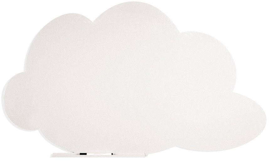 ROCADA Skin Shape Cloud 6450-9010, bezrámová, tvar mraku, 115 × 75 cm, lakovaná, biela