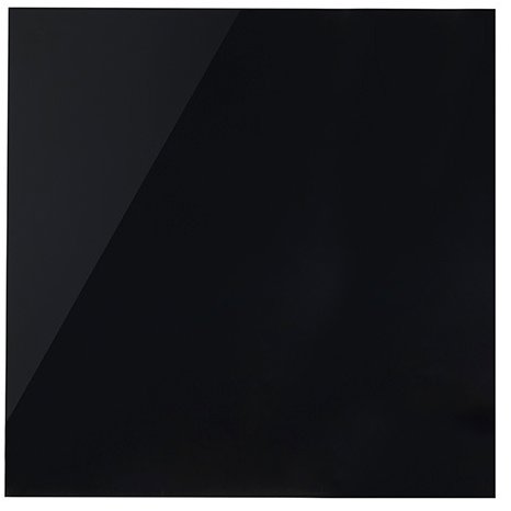 ROCADA 6703-15, sklenená, bezrámová, 100 × 100 cm, čierna
