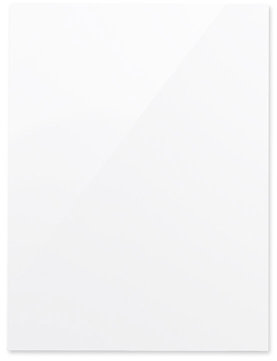 ROCADA 6707-25P, sklenená, bezrámová, 150 × 120 cm, čisto biela