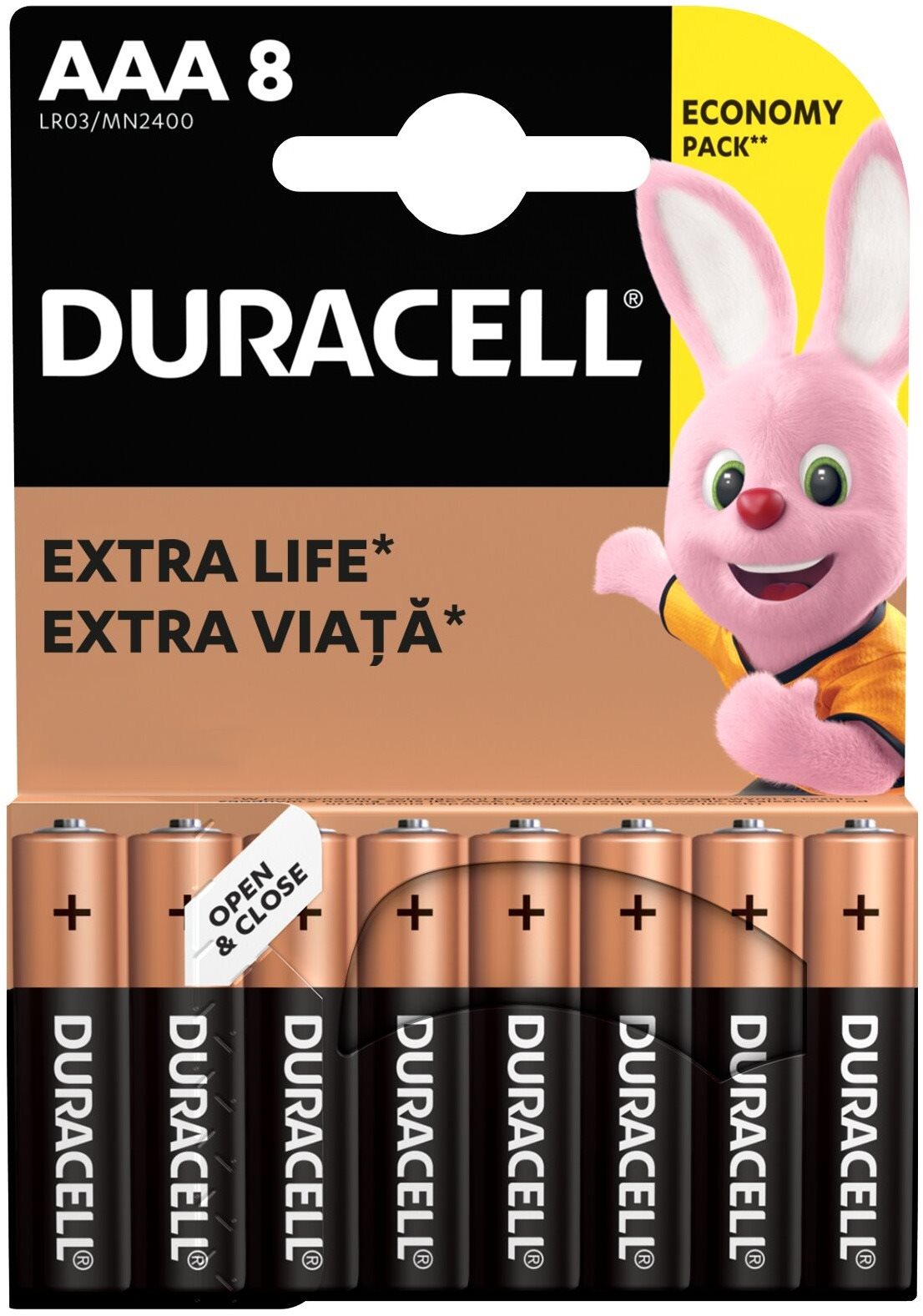 Duracell Basic alkalická batéria 8 ks (AAA)