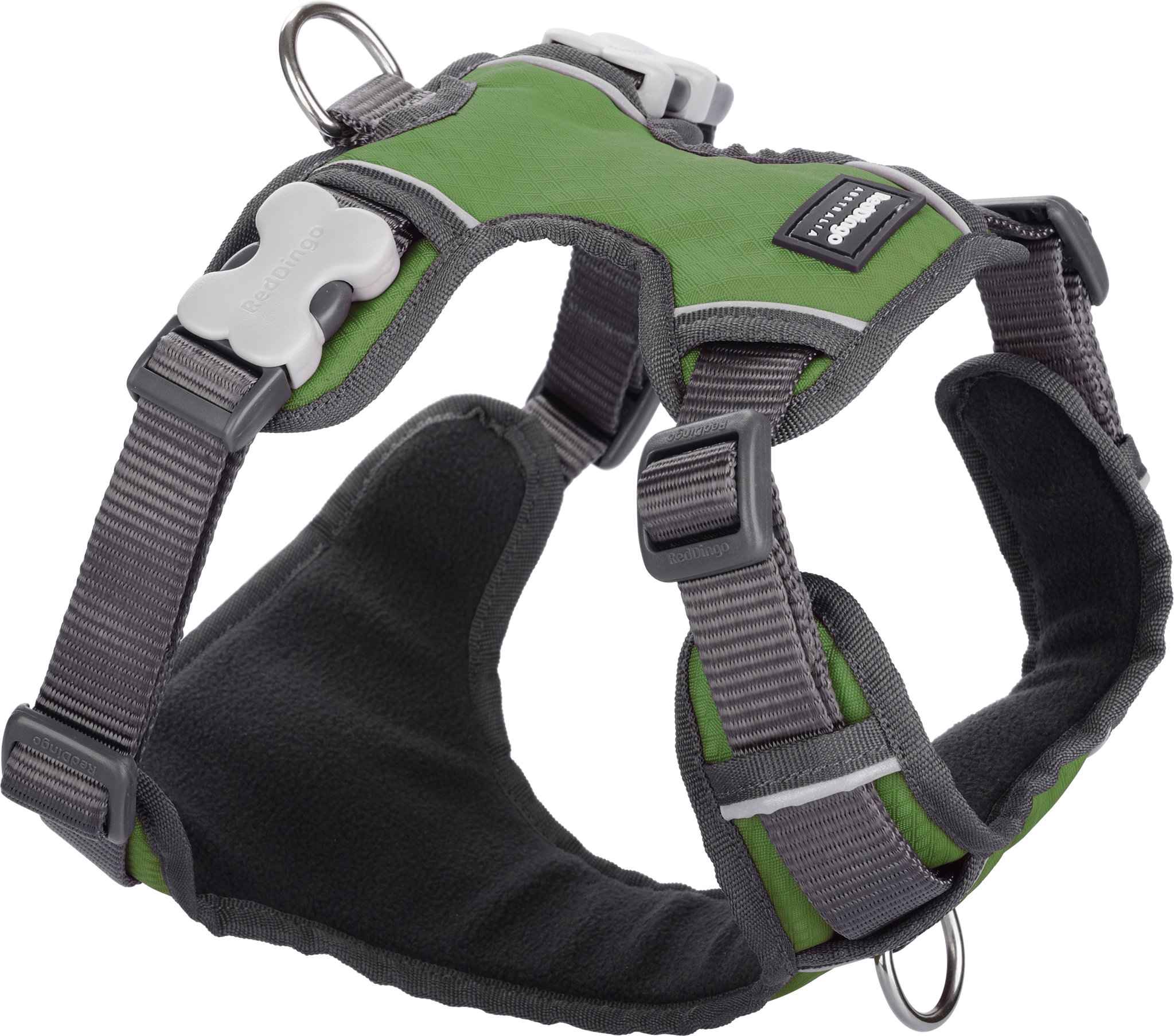 Red Dingo postroj vystužený Green 20 mm × 46 – 63 cm