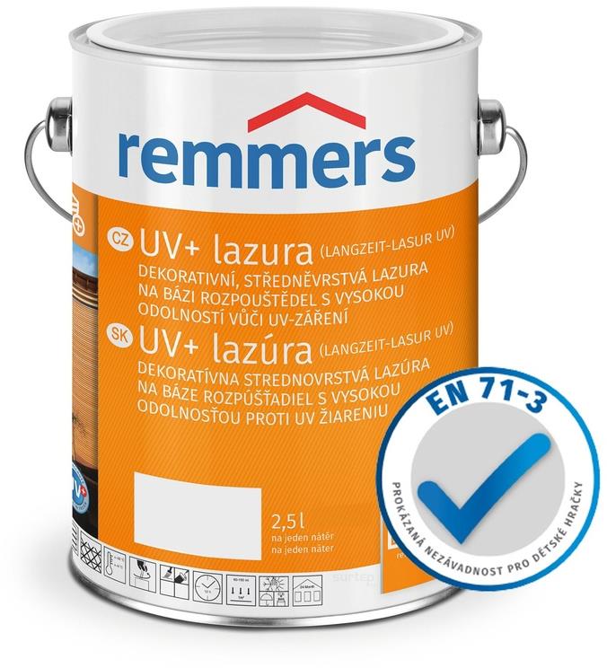 Remmers - UV+ Lazúra 2,5 l Farblos / bezfarebná UV+