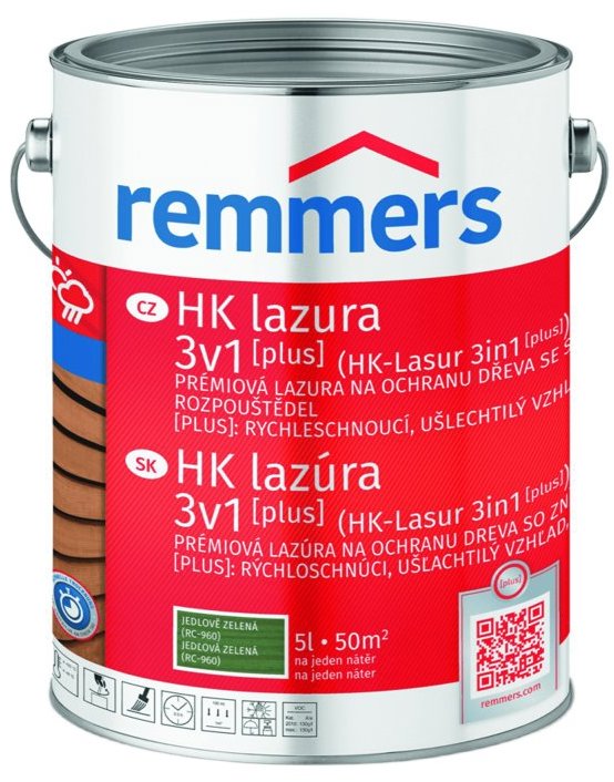 Remmers HK Lazura 3v1 [plus] 5 l Tannengruen / Jedlová zeleň