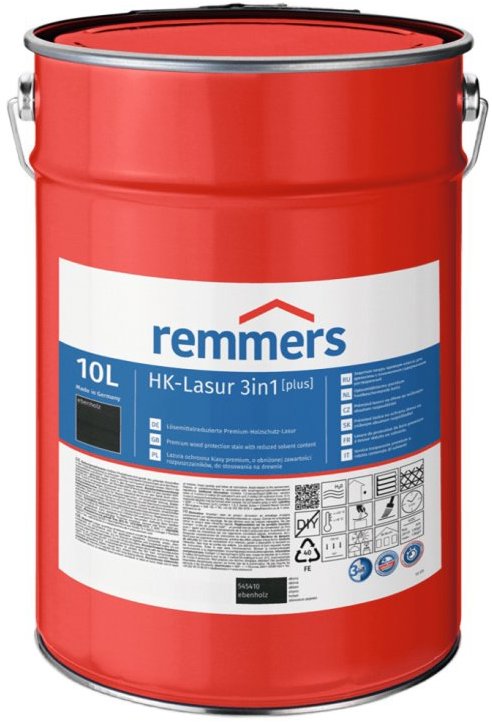 Remmers HK Lazura 3v1 [plus] 10 l Ebenholz / Eben