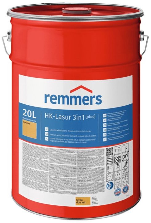 Remmers HK Lazura 3 v 1 [plus] 20 l, eiche hell / světlý dub