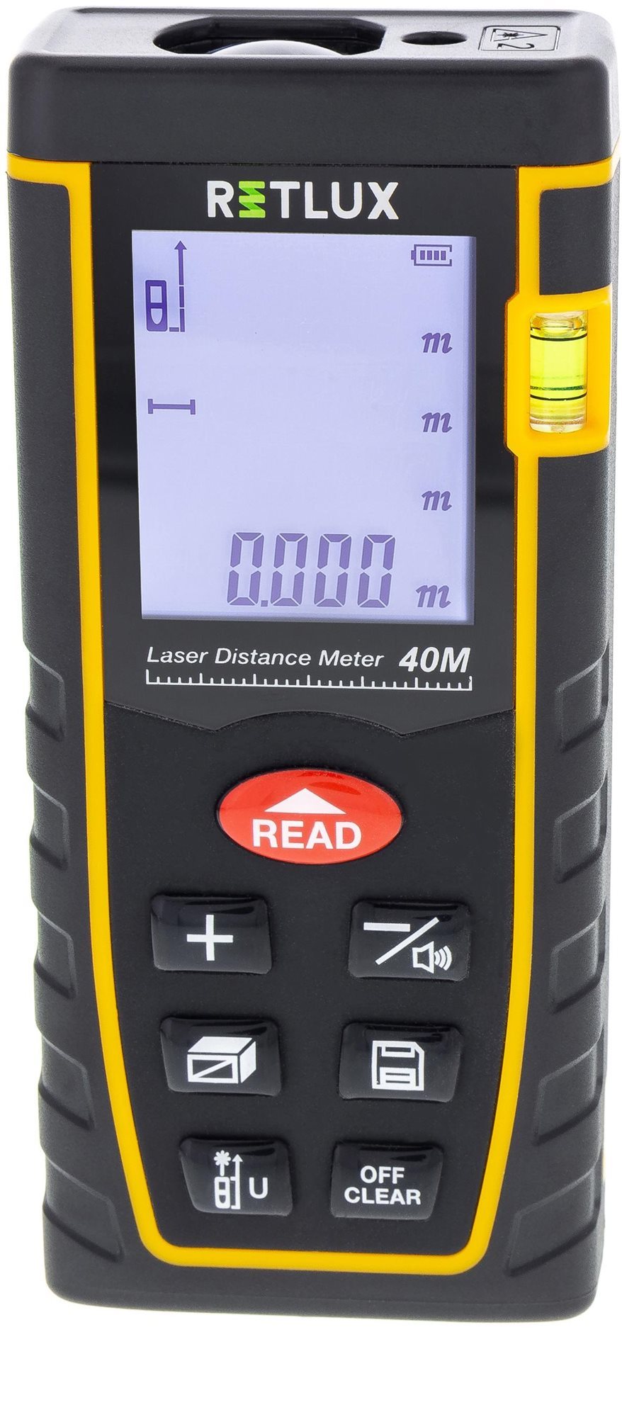 RETLUX Laserový diaľkomer 40 m RHT 100 (2× AAA)