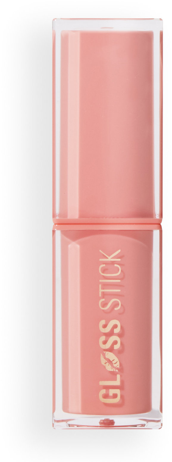 Revolution Pout Lip Gloss Stick Shimmer Peach Sorbet Nude 3 g