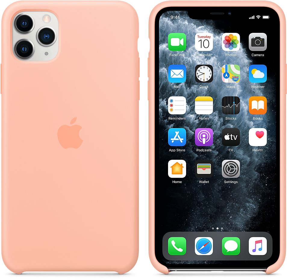 Apple iPhone 11 Pro Max Silikónový kryt grepovo ružový