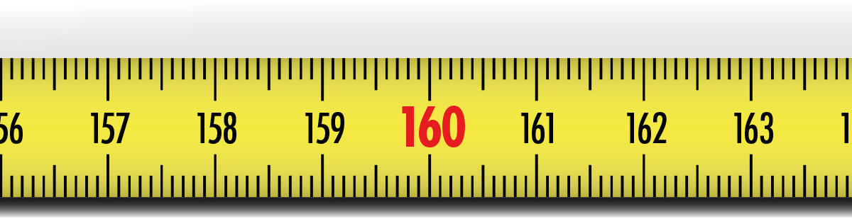 Richter Nalepovací meter oceľový žltý s nulou vľavo 3 m