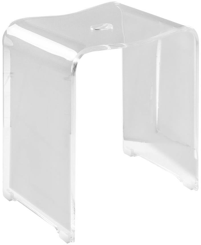 Ridder TRENDY kúpeľňová stolička 40 × 48 × 27,5 cm, číra, A211100