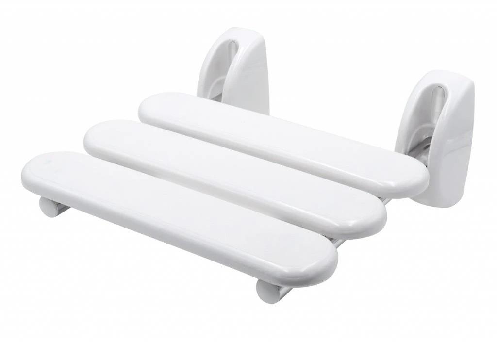 Ridder Sedačka do sprchy sklopná, nosnosť 130 kg, biela, A140101