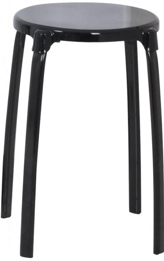 Ridder Senior program Stolička do kúpeľne, čierna, nosnosť 100 kg, A1050110