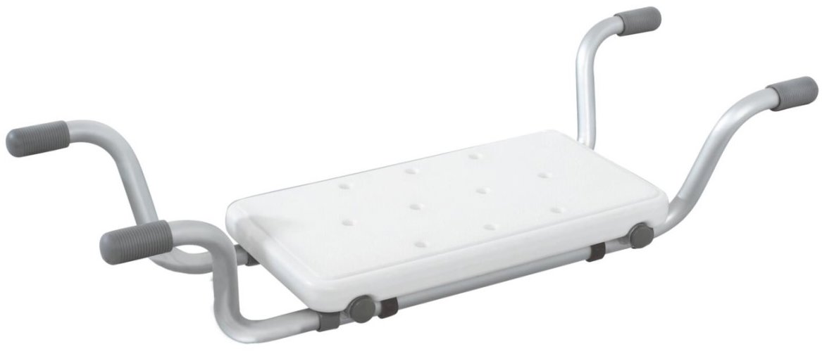 Ridder Senior program Sedadlo do vane/stolička, nosnosť 100 kg, biela