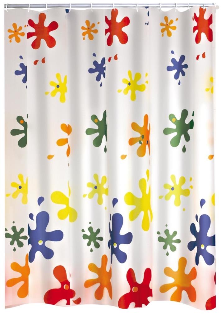 Ridder Splash, 3035300, PVC – multicolor dekor, 180 × 200 cm