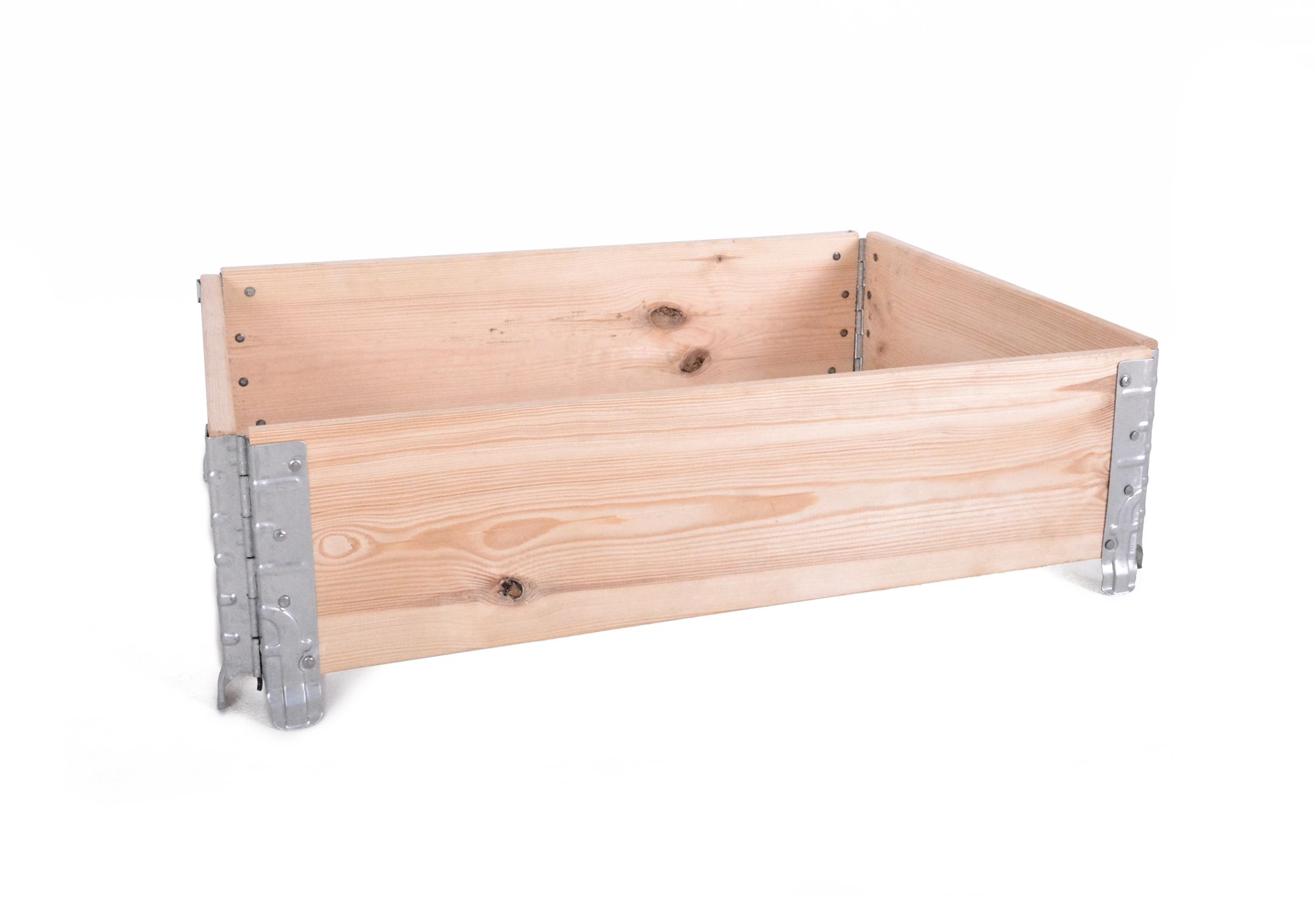 ROJAPLAST – Záhon vyvýšený skladací, drevo, borovica, 80 × 60× 20 cm