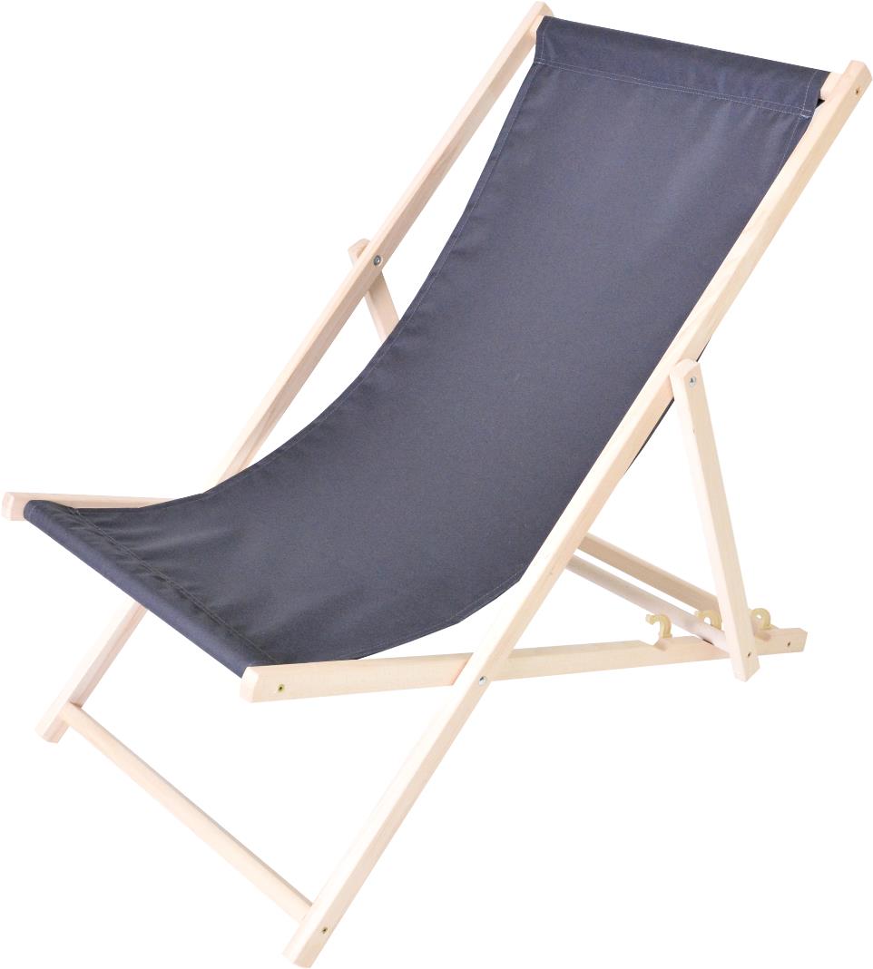 ROJAPLAST ležadlo záhradné, drevené – prírodné, BAHAMA POLYESTER, grafit
