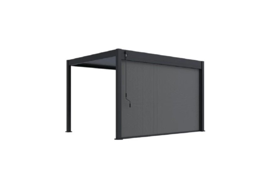 ROJAPLAST Zástena – pergola bioklimatická 2,65 m, tmavosivá